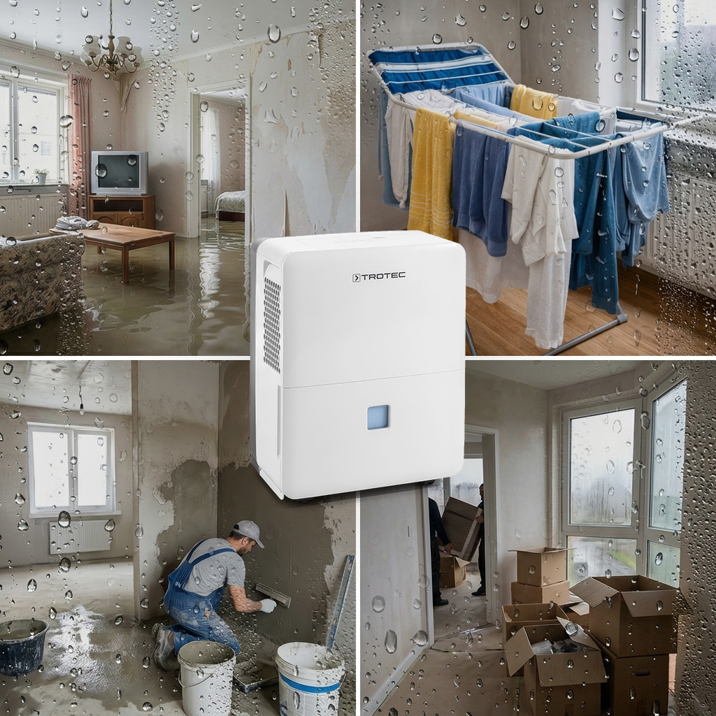 Na jak długo włączać osuszacz w różnych pomieszczeniach