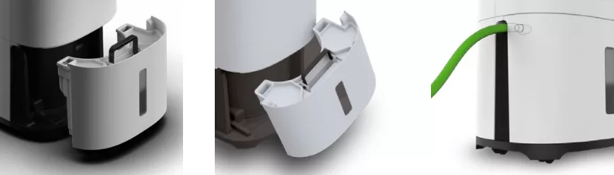 metoda instalacji zbiornika kondensatu MeacoDry Arete® One 20L