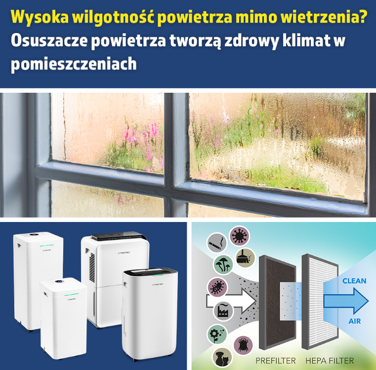 Osuszacz powietrza do domu w Warszawie