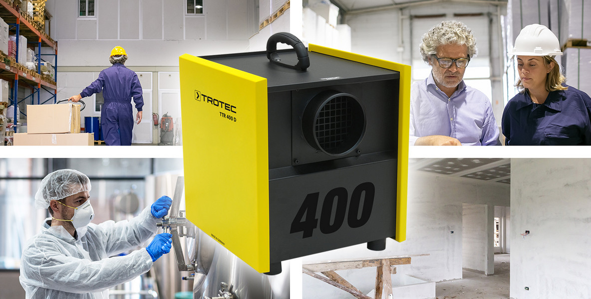 Opis osuszacza powietrza TROTEC TTR 400D