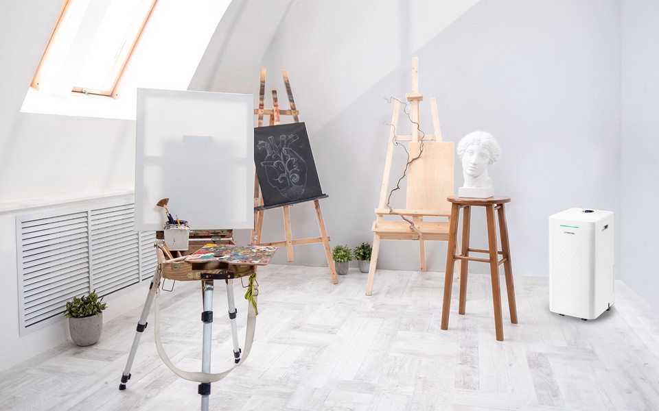 Trotec TTK 27 HEPA w pomieszczeniach zamkniętych