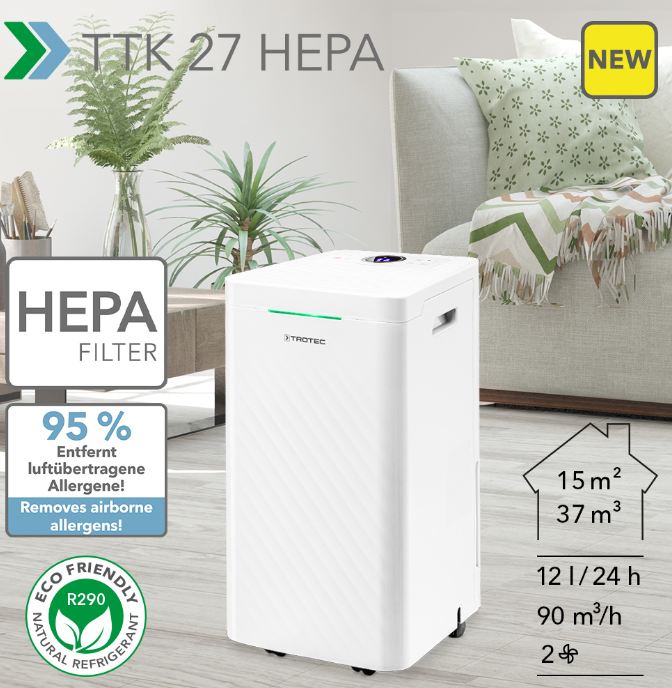 Charakterystyka Trotec TTK 27 HEPA