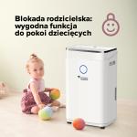Osuszacz powietrza pochłaniacz wilgoci MYCOND Roomer Smart 25-Funkcja blokady rodzicielskiej