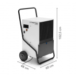 Przemysłowy osuszacz powietrza Trotec TTK 650 S - obraz 3